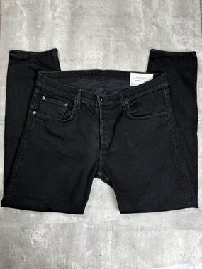 Rag & Bone Standard Issue Skinny Jeans Black Denim Size 38 (Men’s)